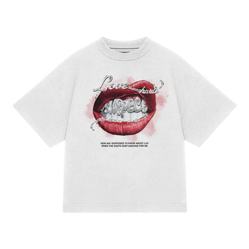 Love Hurts Vintage Y2k Medium Cotton Short Slevee - Adult & Kids T-Shirts, Sweatshirts & Hoodies apparel design preview 1