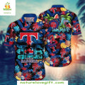 Texas Rangers Hawaiian Love Summer Tropical Paradise - Adult & Kids T-Shirts, Sweatshirts & Hoodies apparel design preview 1