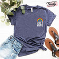 Love Wins Rainbow Pride Pocket LGBT Is Equality - Adult & Kids T-Shirts, Sweatshirts & Hoodies apparel design preview 1