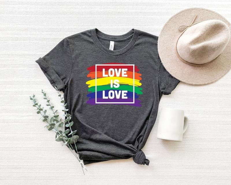 Love Is LGBT Pride Kindness Support Gay Lesbian - Adult & Kids T-Shirts, Sweatshirts & Hoodies apparel design preview 1