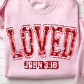 Loved John 3:16 Gildan - Adult & Kids T-Shirts, Sweatshirts & Hoodies apparel design preview 1