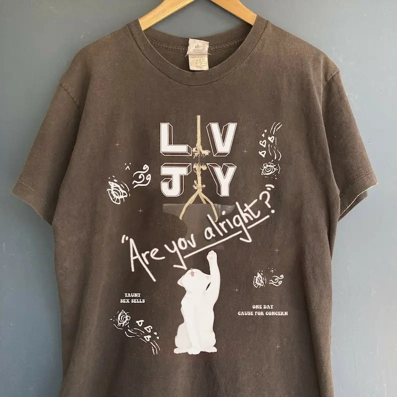 Lovejoy Are You Alright Wake Up 'S Over Fan 2023 Tour - Adult & Kids T-Shirts, Sweatshirts & Hoodies apparel design preview 1