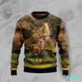 Lovely Deer 3D Ugly Christmas Sweater - Holiday Gift product image