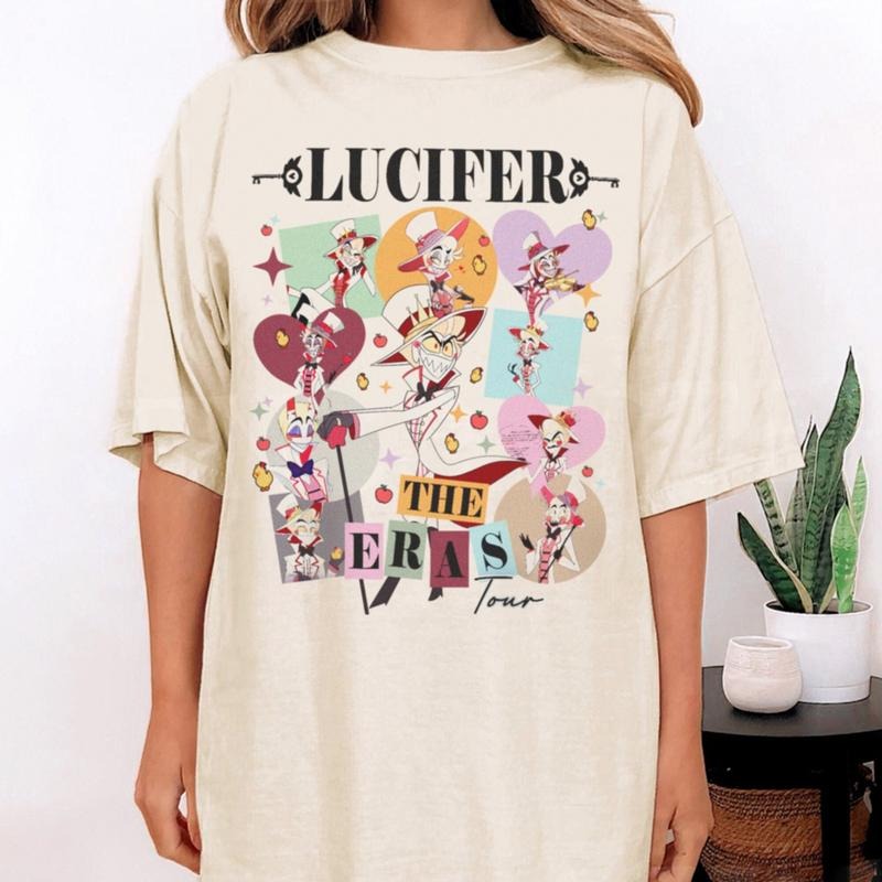 Lucifer Eras Tour Inpired Morningstar Hazbin Hotel - Adult & Kids T-Shirts, Sweatshirts & Hoodies apparel design preview 1