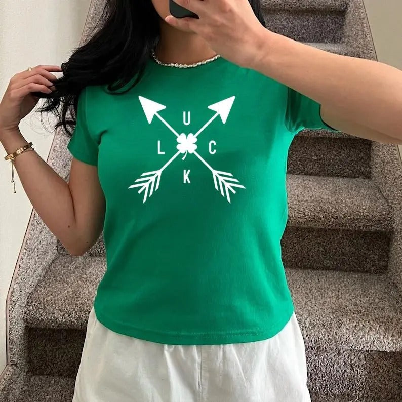 Luck Arrow St. Patrick'S Day Baby 1 - Adult & Kids T-Shirts, Sweatshirts & Hoodies apparel design preview 1