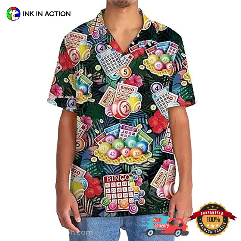 Lucky Bingo Fun Patterns Hawaiian - Adult & Kids T-Shirts, Sweatshirts & Hoodies apparel design preview 1