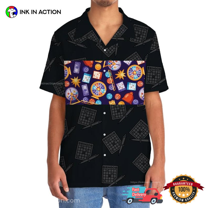 Lucky Bingo Hawaiian - Adult & Kids T-Shirts, Sweatshirts & Hoodies apparel design preview 1