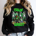 Lucky St. Patrick Day Horror Crew Feelin Trending - Adult & Kids T-Shirts, Sweatshirts & Hoodies apparel design preview 1