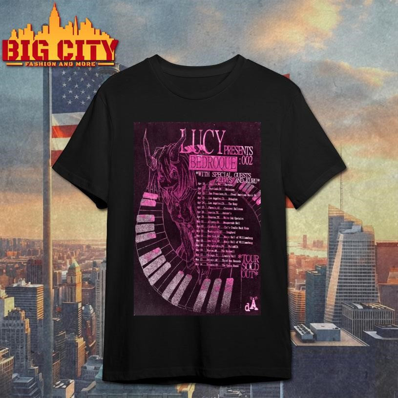 Lucy Presents Tour 2026 Poster - Adult & Kids T-Shirts, Sweatshirts & Hoodies apparel design preview 1