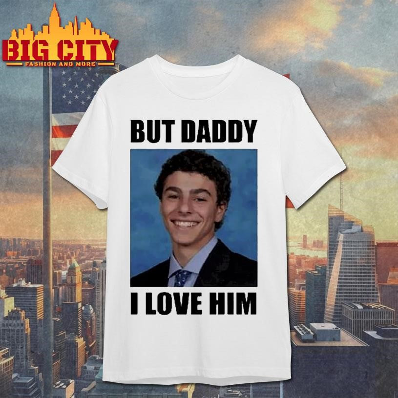 Luigi Mangione But Daddy I Love Him Smiling Luigi's - Adult & Kids T-Shirts, Sweatshirts & Hoodies apparel design preview 1