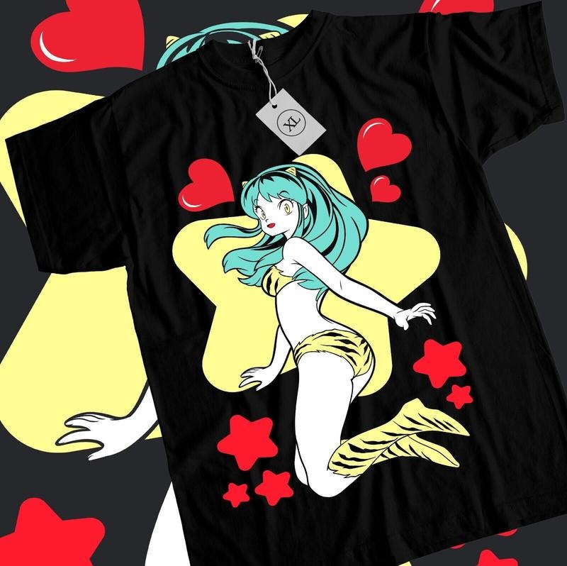 Lum Urusei Yatsura S 4XL Darling No Baka Girl Kawai - Adult & Kids T-Shirts, Sweatshirts & Hoodies apparel design preview 1