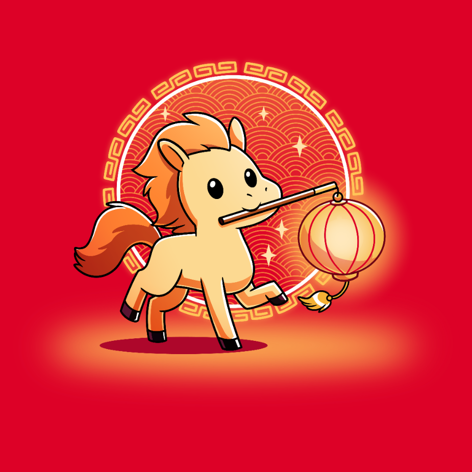 Lunar New Year Horse - Adult & Kids T-Shirts, Sweatshirts & Hoodies apparel design preview 1