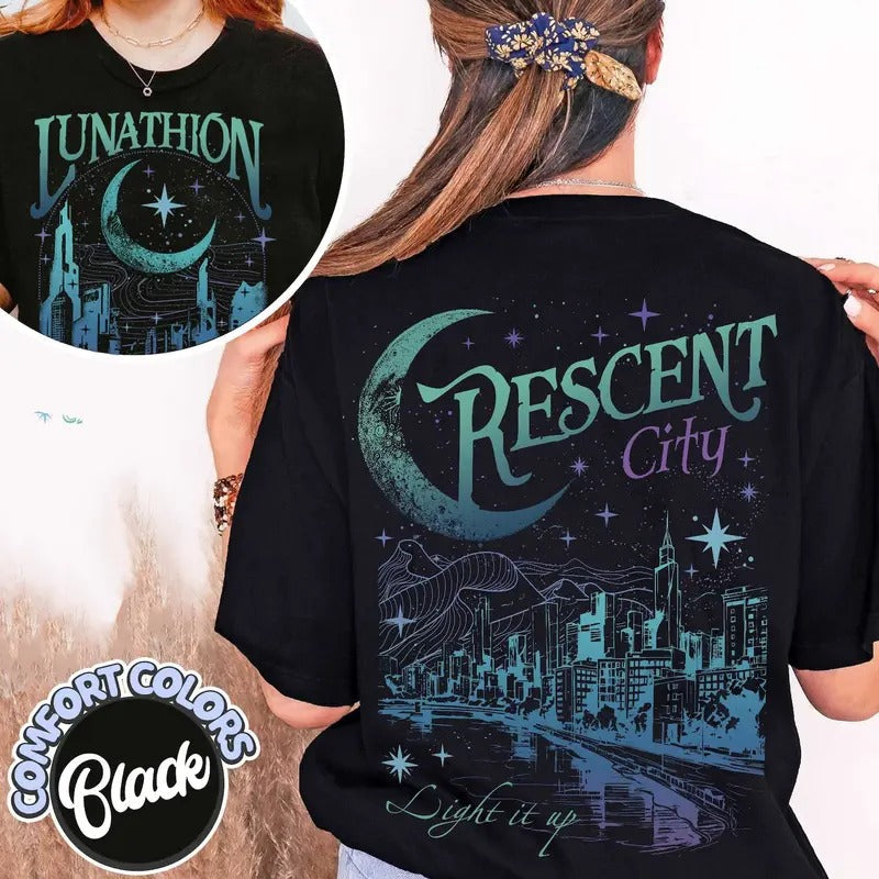 Lunathi0n Crescent City Bryce Tattoo Quinlan Sjm - Adult & Kids T-Shirts, Sweatshirts & Hoodies apparel design preview 1