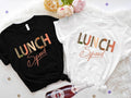 Lunch Squad Matching Lady Cafeteria Worker Leopard - Adult & Kids T-Shirts, Sweatshirts & Hoodies apparel design preview 1