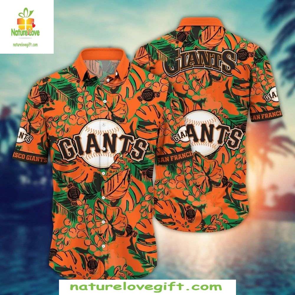 San Francisco Giants Hawaiian Green Diamond Edition - Adult & Kids T-Shirts, Sweatshirts & Hoodies apparel design preview 1