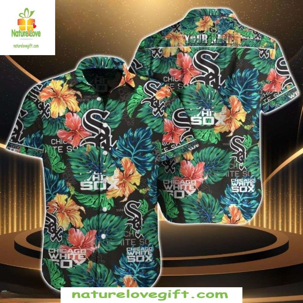 Hawaiian Lush Green Tropical Night Bright Flowers Sox - Adult & Kids T-Shirts, Sweatshirts & Hoodies apparel design preview 1