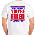 Lyin' Kamala You'Re Fired 2024 T Funny Political - Adult & Kids T-Shirts, Sweatshirts & Hoodies apparel design preview 1