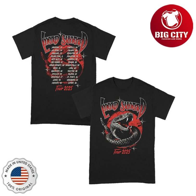 Lynyrd Skynyrd Twisted Tour Two Sided - Adult & Kids T-Shirts, Sweatshirts & Hoodies apparel design preview 1