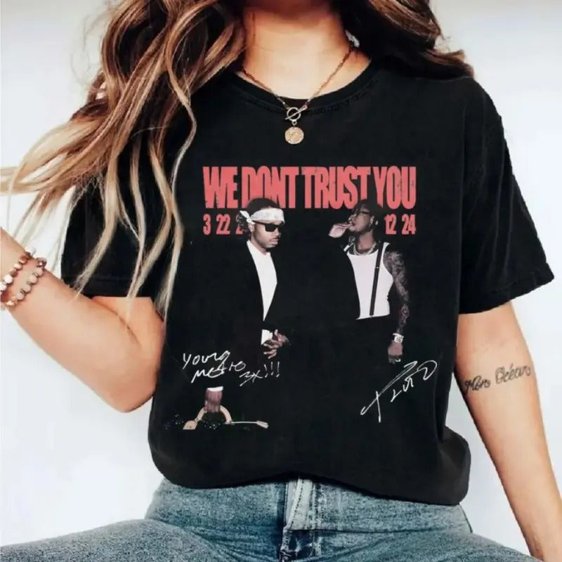 M3tr0 B00m!N Futur3 W3 D0n'T Tru$T You Rap Hip Hop - Adult & Kids T-Shirts, Sweatshirts & Hoodies apparel design preview 1
