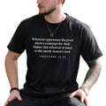 MAPTEES Oppressing Poor Insults God Kindness Needy - Adult & Kids T-Shirts, Sweatshirts & Hoodies apparel design preview 1