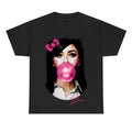 MARIAH SCIENTIST Kitty BUBBLE GUM BLACK - Adult & Kids T-Shirts, Sweatshirts & Hoodies apparel design preview 1