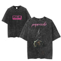 MGK Papercuts Machine Gun Kelly Smoking Mic Rock - Adult & Kids T-Shirts, Sweatshirts & Hoodies apparel design preview 1