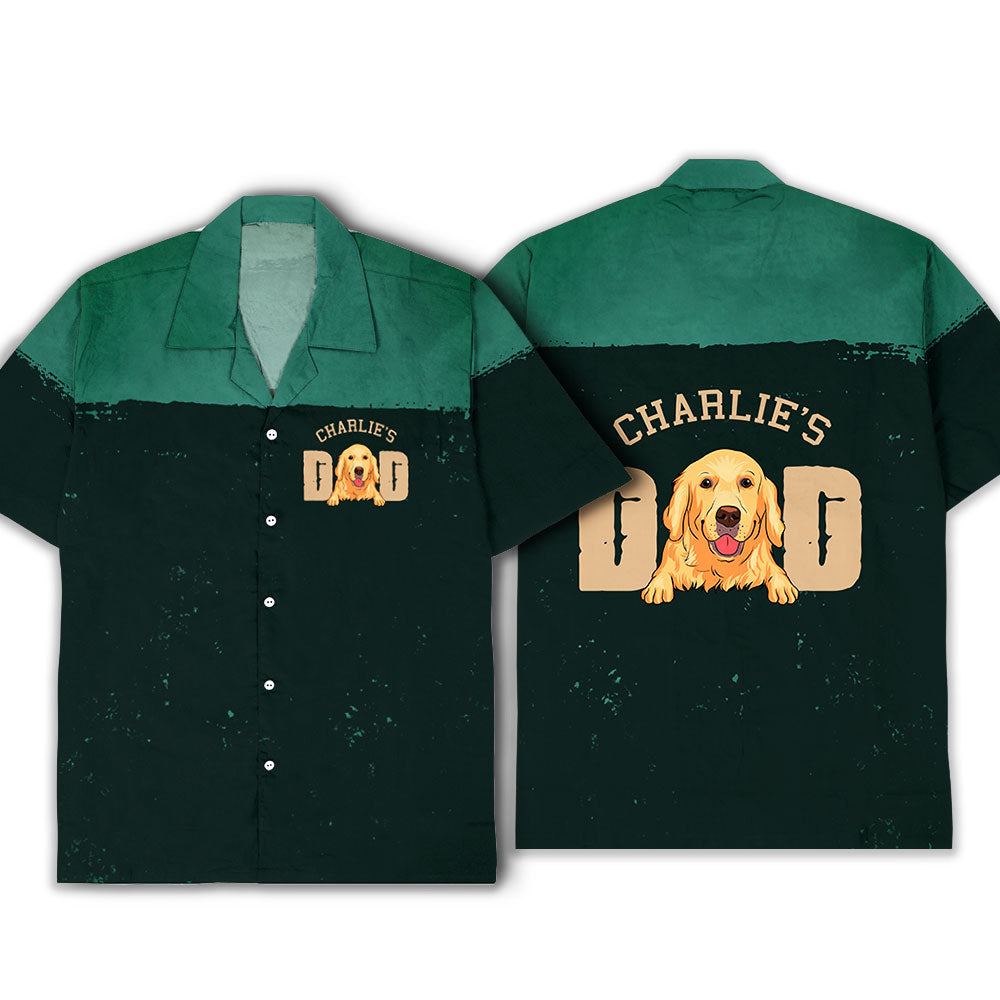 Dog Dad Basic Personalized Custom Hawaiian - Adult & Kids T-Shirts, Sweatshirts & Hoodies apparel design preview 1