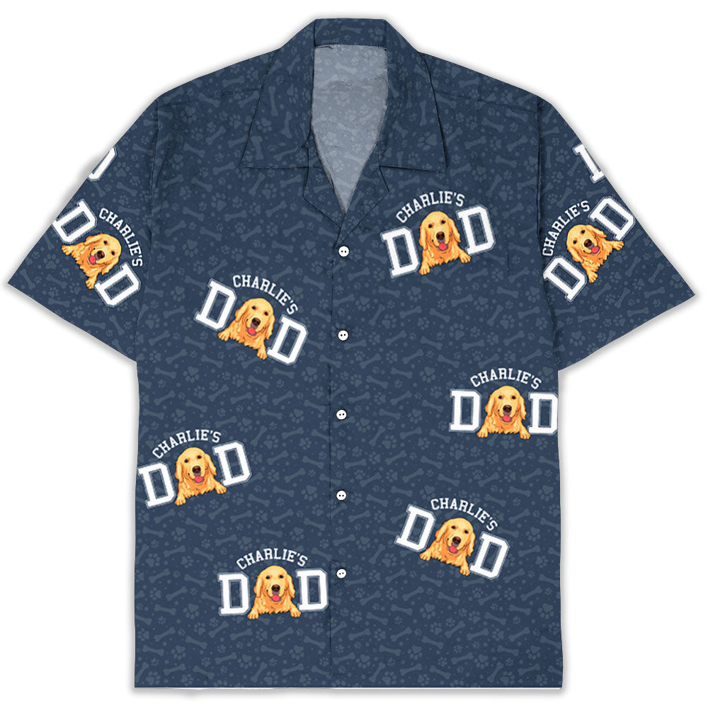 Summer Dog Dad Basic Personalized Custom Hawaiian - Adult & Kids T-Shirts, Sweatshirts & Hoodies apparel design preview 1