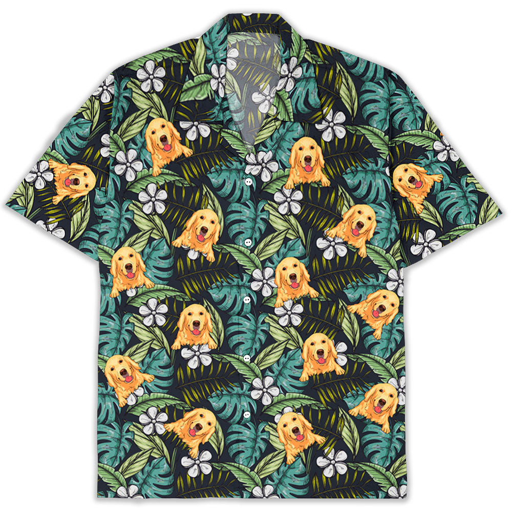 Summer Flower Dog Personalized Custom Hawaiian - Adult & Kids T-Shirts, Sweatshirts & Hoodies apparel design preview 1