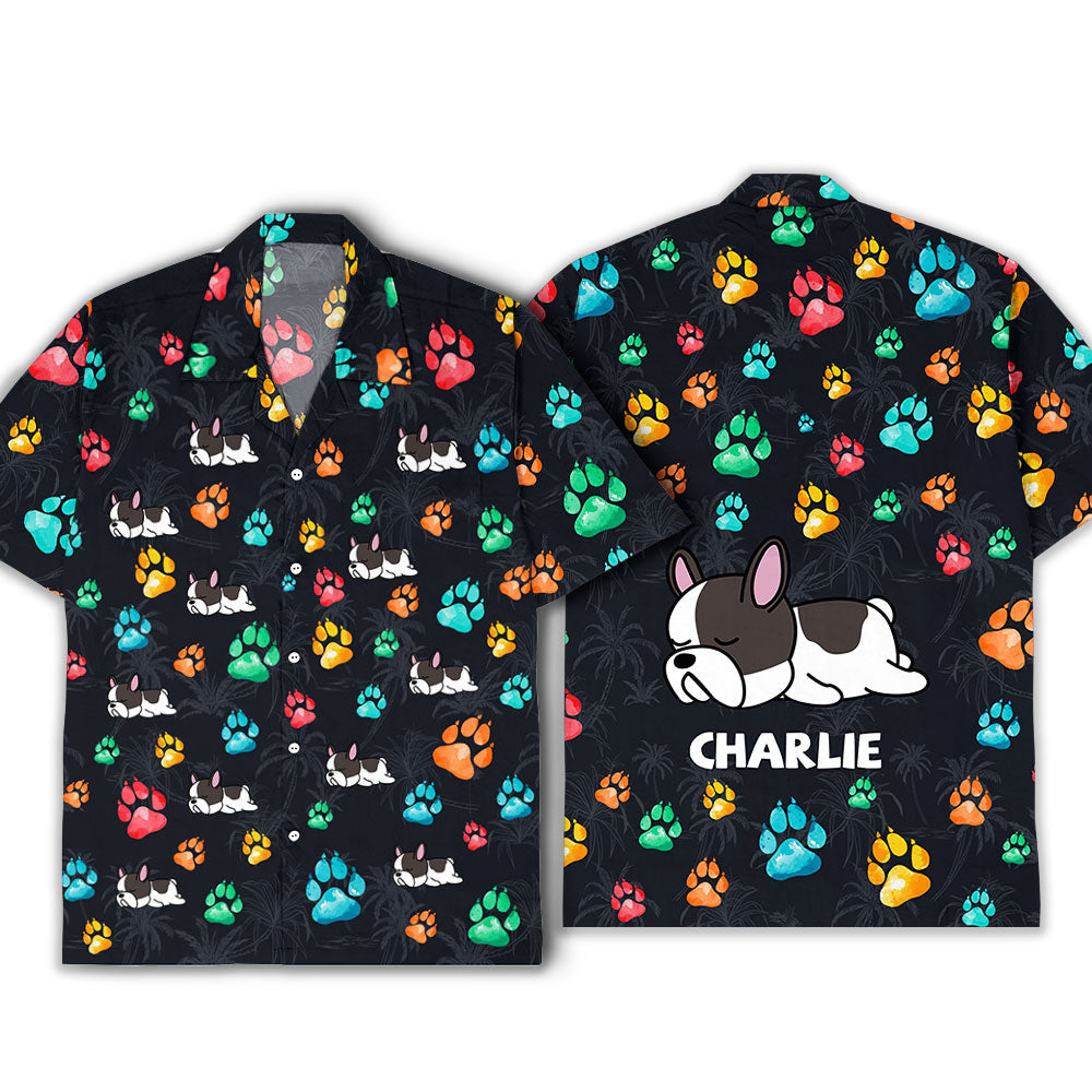 Colorful Paws Personalized Custom Hawaiian - Adult & Kids T-Shirts, Sweatshirts & Hoodies apparel design preview 1