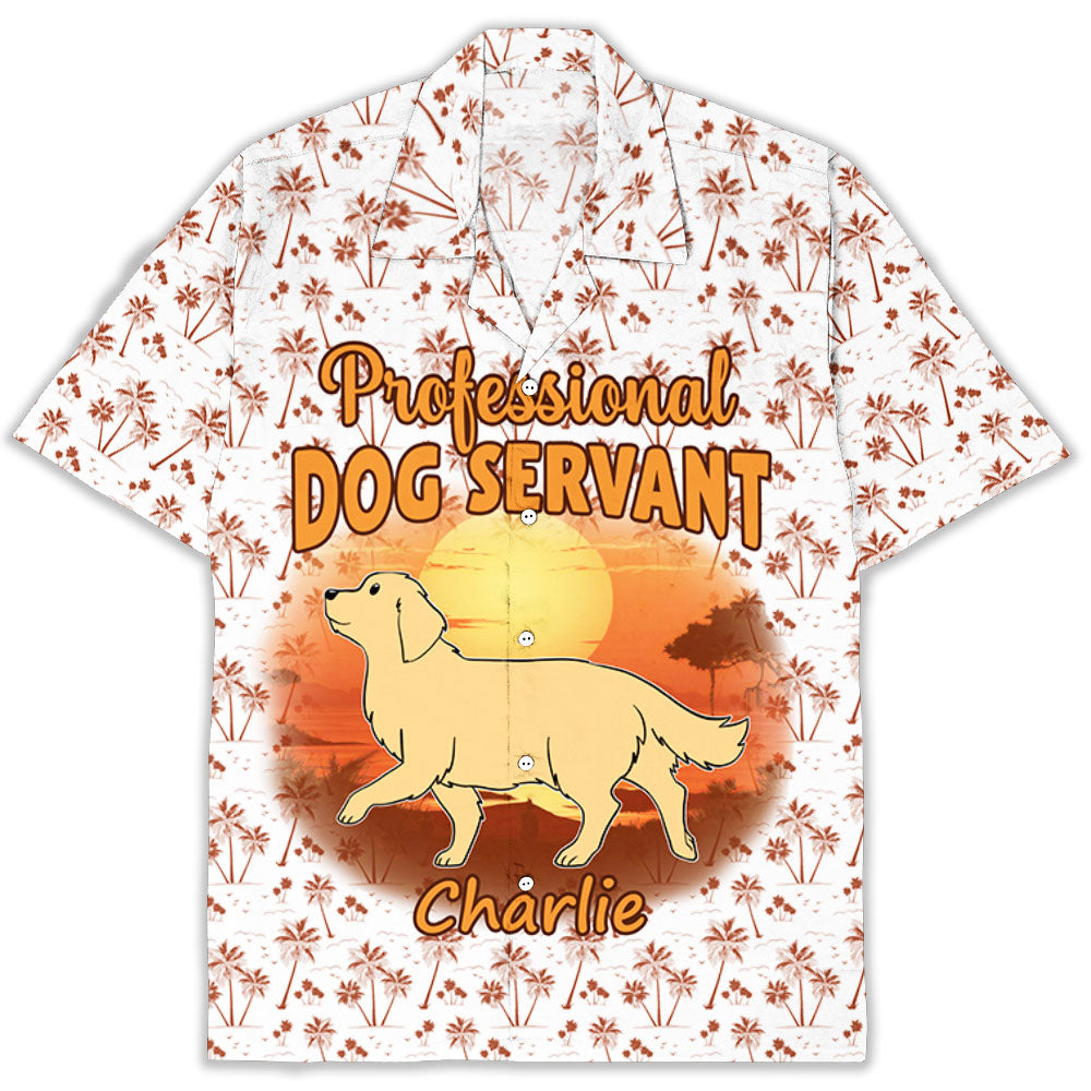 Tropical Dog Servant Personalized Custom Hawaiian - Adult & Kids T-Shirts, Sweatshirts & Hoodies apparel design preview 1