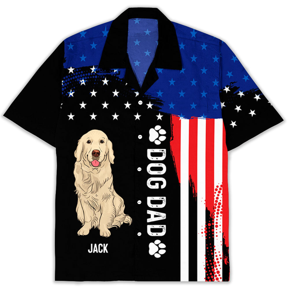 Merica Dog Personalized Custom Hawaiian - Adult & Kids T-Shirts, Sweatshirts & Hoodies apparel design preview 1