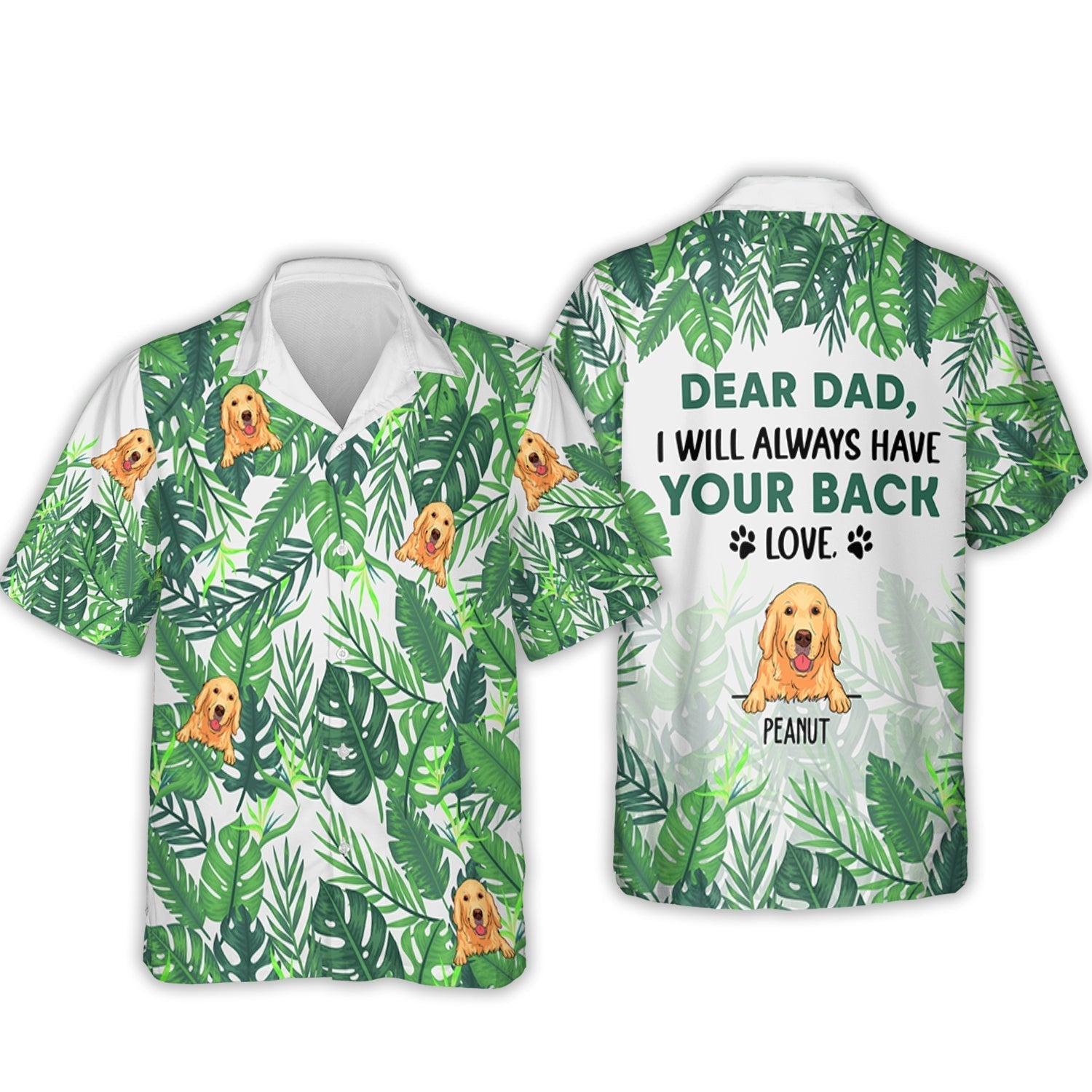 Always Have Your Back Personalized Custom Hawaiian - Adult & Kids T-Shirts, Sweatshirts & Hoodies apparel design preview 1