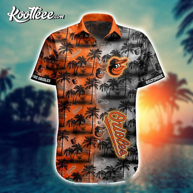 MLB Baltimore Orioles Coconut Hawaiian - Adult & Kids T-Shirts, Sweatshirts & Hoodies apparel design preview 1