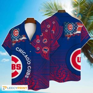 MLB Chicago Cubs Aloha Tribal Pattern Best Beach Gift - Adult & Kids T-Shirts, Sweatshirts & Hoodies apparel design preview 1