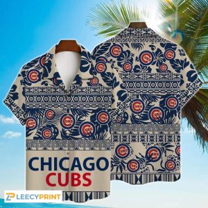 MLB Chicago Cubs Tropical Pattern Hawaiian - Adult & Kids T-Shirts, Sweatshirts & Hoodies apparel design preview 1