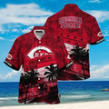 MLB Cincinnati Reds Hawaiian Palm Tree Pattern For - Adult & Kids T-Shirts, Sweatshirts & Hoodies apparel design preview 1
