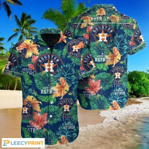 MLB Custom Name Aloha Hawaiian Best For Fans, Houston - Adult & Kids T-Shirts, Sweatshirts & Hoodies apparel design preview 1