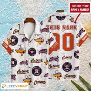 MLB Custom Summer Tropical Hot Astros Hawaiian - Adult & Kids T-Shirts, Sweatshirts & Hoodies apparel design preview 1