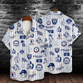 MLB LA Dodgers Hawaiian Baseball Pattern Beach Gift - Adult & Kids T-Shirts, Sweatshirts & Hoodies apparel design preview 1