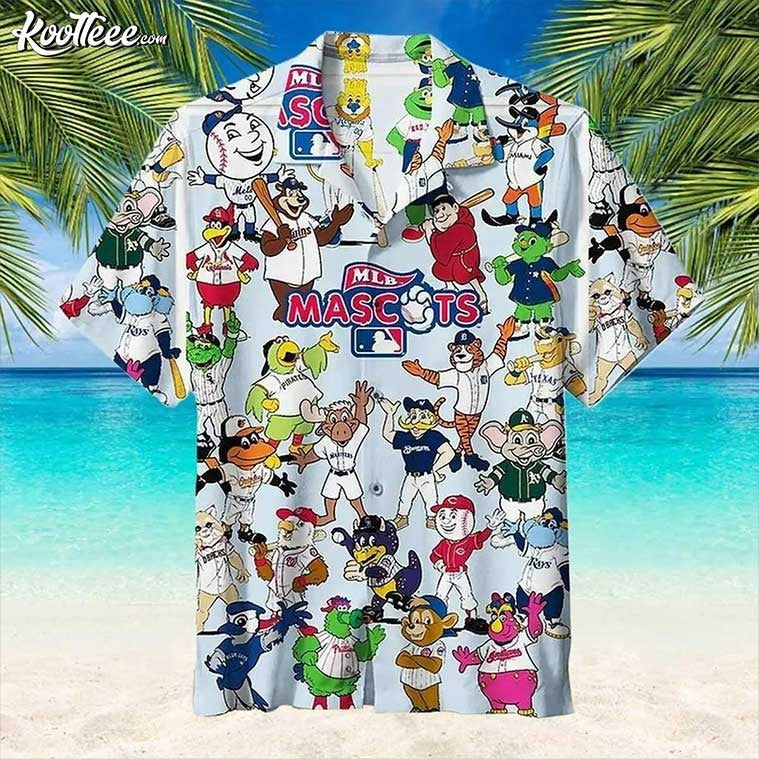 MLB Mascots Hawaiian - Adult & Kids T-Shirts, Sweatshirts & Hoodies apparel design preview 1