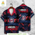 Minnesota Twins Hawaiian Stylish Baseball Tiki - Adult & Kids T-Shirts, Sweatshirts & Hoodies apparel design preview 1