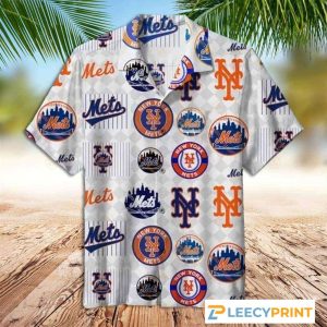 MLB New York Mets 5 Best Hawaiian - Adult & Kids T-Shirts, Sweatshirts & Hoodies apparel design preview 1