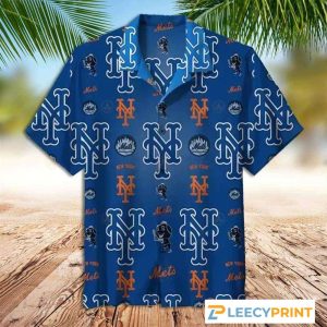 MLB New York Mets Best Blue Hawaiian - Adult & Kids T-Shirts, Sweatshirts & Hoodies apparel design preview 1