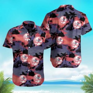 MLB New York Yankees Hawaiian Summer Gift For Beach - Adult & Kids T-Shirts, Sweatshirts & Hoodies apparel design preview 1