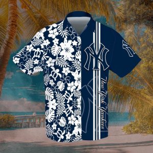 MLB New York Yankees Tropical Hawaiian - Adult & Kids T-Shirts, Sweatshirts & Hoodies apparel design preview 1