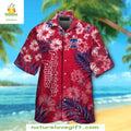 Philadelphia Phillies Hawaiian Crimson Floral - Adult & Kids T-Shirts, Sweatshirts & Hoodies apparel design preview 1