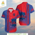 Philadelphia Phillies Hawaiian Red Blue Camo Baseball - Adult & Kids T-Shirts, Sweatshirts & Hoodies apparel design preview 1