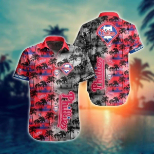 MLB Philadelphia Phillies Vintage Aloha Palm Trees - Adult & Kids T-Shirts, Sweatshirts & Hoodies apparel design preview 1