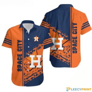 MLB Space City Houston Astros Hawaiian - Adult & Kids T-Shirts, Sweatshirts & Hoodies apparel design preview 1
